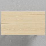 63" Natural Rectangular Dining Table Pine Wood Table for Dining