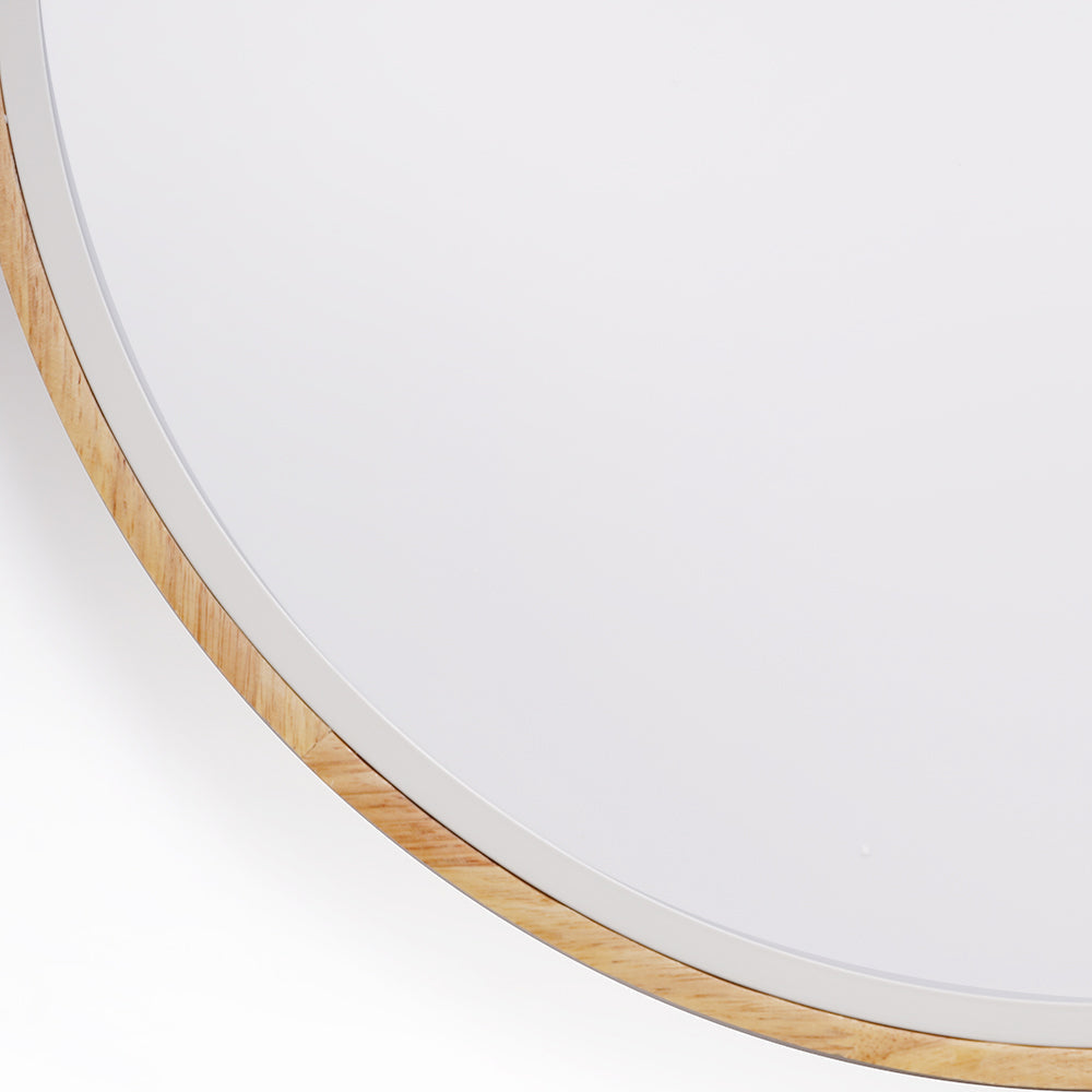 Modern LED Drum Shaped Medium Flush Mount Ceiling Light in White Dimmable