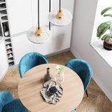 Morden 1-Light Small Pendant Light Marble Pendant Light in White