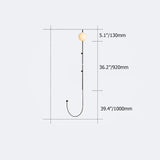 Modern Plug-in Black Wall Sconce Globe Shade Indoor Wall Light