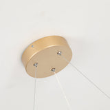 Rola Gold LED Unique Geometric Pendant Light Haning Ceiling Light