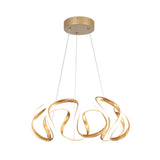 Rola Gold LED Unique Geometric Pendant Light Haning Ceiling Light