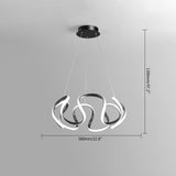 Rola Gold LED Unique Geometric Pendant Light Haning Ceiling Light