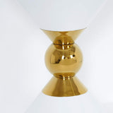 Modern Round Black End Table of Hourglass Fiberglass in Small-Richsoul-End & Side Tables,Furniture,Living Room Furniture