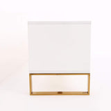 Aro Modern White Wood TV Stand with 2 Drawers & 4 Doors Media Console for 80" TVs-Richsoul-Furniture,Living Room Furniture,TV Stands