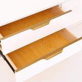 Aro Modern White Wood TV Stand with 2 Drawers & 4 Doors Media Console for 80" TVs-Richsoul-Furniture,Living Room Furniture,TV Stands