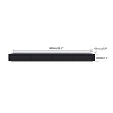 Modern 94 Inch Black TV Stand Rectangle Media Stand Wood TV Console with 4 Drawers-Richsoul-Furniture,Living Room Furniture,TV Stands
