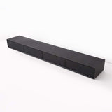 Modern 94 Inch Black TV Stand Rectangle Media Stand Wood TV Console with 4 Drawers-Richsoul-Furniture,Living Room Furniture,TV Stands