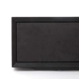 Modern 94 Inch Black TV Stand Rectangle Media Stand Wood TV Console with 4 Drawers-Richsoul-Furniture,Living Room Furniture,TV Stands