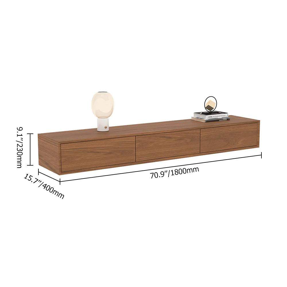 Modern 94 Inch Black TV Stand Rectangle Media Stand Wood TV Console with 4 Drawers-Richsoul-Furniture,Living Room Furniture,TV Stands