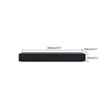 Modern 94 Inch Black TV Stand Rectangle Media Stand Wood TV Console with 4 Drawers-Richsoul-Furniture,Living Room Furniture,TV Stands