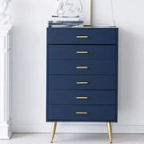 4 Drawer Chest Dresser Storage Chest Blue Accent Cabinet for Bedroom-Richsoul-Cabinets & Chests,Furniture,Living Room Furniture