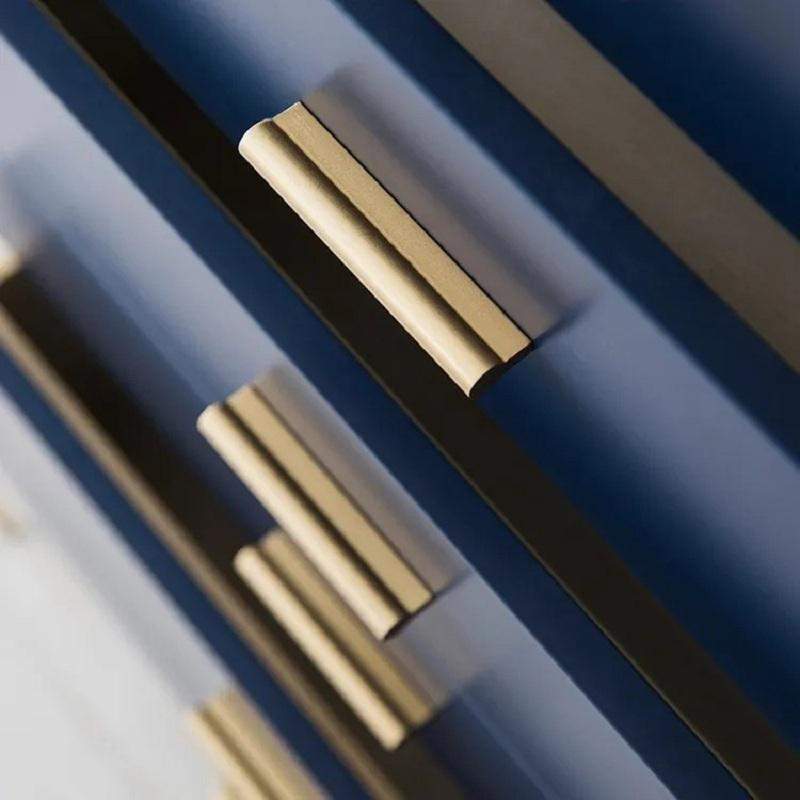 4 Drawer Chest Dresser Storage Chest Blue Accent Cabinet for Bedroom-Richsoul-Cabinets & Chests,Furniture,Living Room Furniture