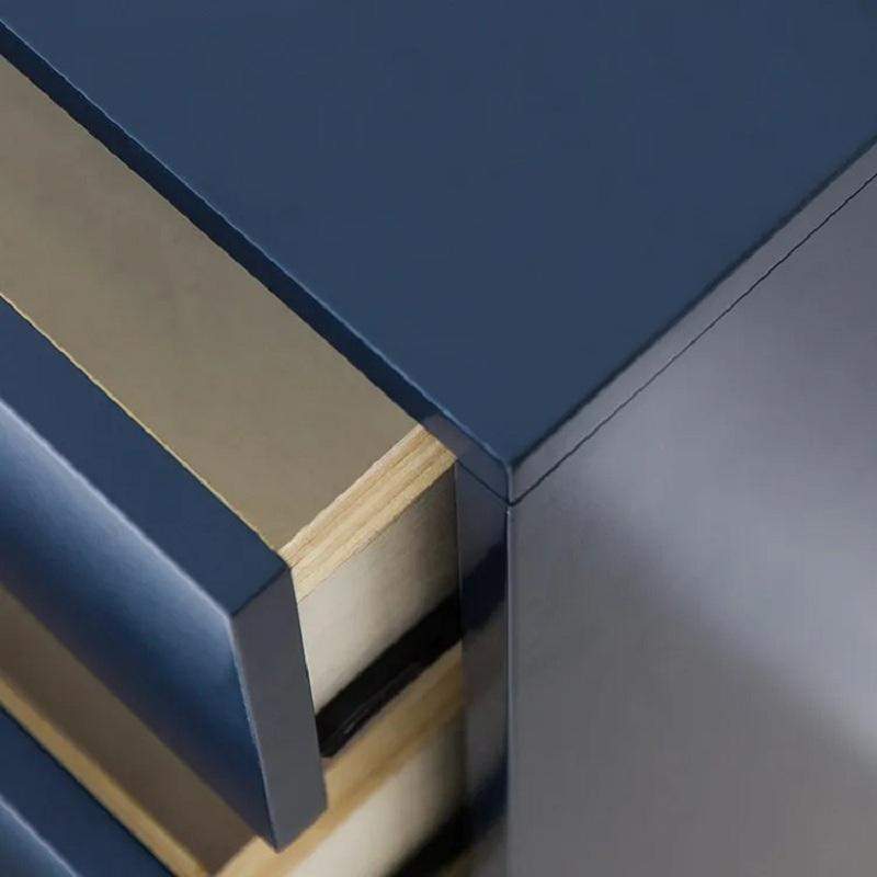 4 Drawer Chest Dresser Storage Chest Blue Accent Cabinet for Bedroom-Richsoul-Cabinets & Chests,Furniture,Living Room Furniture