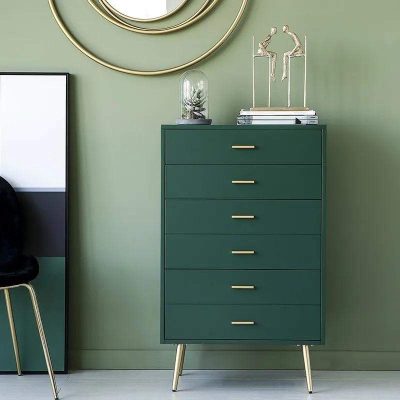 4 Drawer Chest Dresser Storage Chest Blue Accent Cabinet for Bedroom-Richsoul-Cabinets & Chests,Furniture,Living Room Furniture