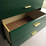 4 Drawer Chest Dresser Storage Chest Blue Accent Cabinet for Bedroom-Richsoul-Cabinets & Chests,Furniture,Living Room Furniture