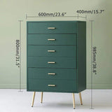 4 Drawer Chest Dresser Storage Chest Blue Accent Cabinet for Bedroom-Richsoul-Cabinets & Chests,Furniture,Living Room Furniture
