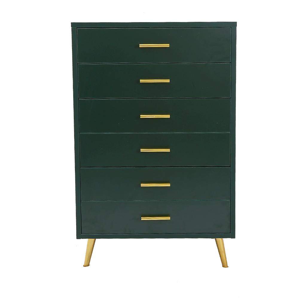 4 Drawer Chest Dresser Storage Chest Blue Accent Cabinet for Bedroom-Richsoul-Cabinets & Chests,Furniture,Living Room Furniture