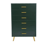 4 Drawer Chest Dresser Storage Chest Blue Accent Cabinet for Bedroom-Richsoul-Cabinets & Chests,Furniture,Living Room Furniture