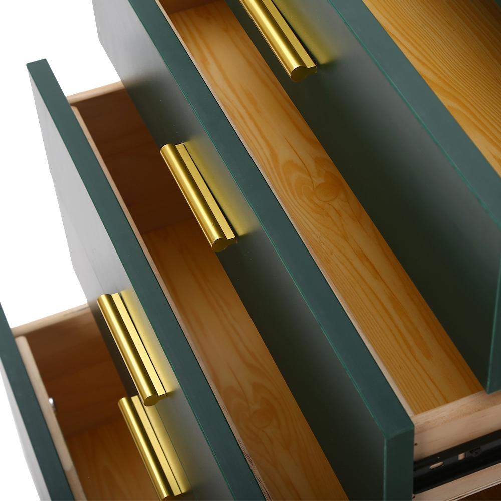 4 Drawer Chest Dresser Storage Chest Blue Accent Cabinet for Bedroom-Richsoul-Cabinets & Chests,Furniture,Living Room Furniture