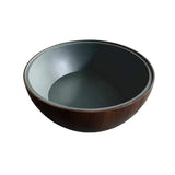 Round Drum Coffee Table with Storage Walnut Bowl Shaped Coffee Table Style A-Richsoul-Coffee Tables,Furniture,Living Room Furniture