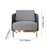 Modern Houndstooth Accent Chair Arm Chair with Linen Upholstery for Living Room Style A-Richsoul-Chairs & Recliners,Furniture,Living Room Furniture