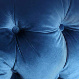 92" Blue Velvet Modern Chesterfield Sofa 3-Seater Button Tufted Back Leath-Aire Fabric-Richsoul-Furniture,Living Room Furniture,Sofas & Loveseats