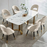 Modern Upholstered Light Gray Dining Chair Velvet Side Chairs Set of 2