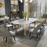 Deep Gray Dining Chair Upholstered Velvet Side Chairs Set of 2