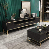 Modern 79" TV Stand Rectangular TV Stand With Drawers With Doors Media Cabinet-Richsoul-Furniture,Living Room Furniture,TV Stands