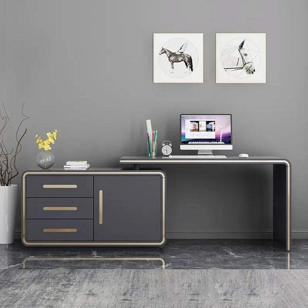 All modern l store shaped desk