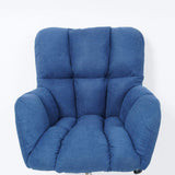 Modern Office Chair Upholstered Cotton&Linen Swivel Task Chair Height Adjustable-Furniture,Office Chairs,Office Furniture