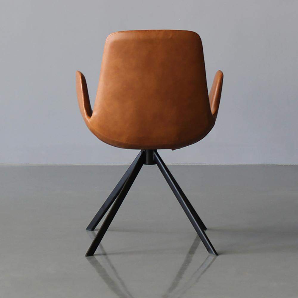 Modern Office Chair for Desk Upholstered PU Leather Task Chair with Armrest-Furniture,Office Chairs,Office Furniture