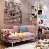 55" L-Shape Cotton & Linen Loveseat with C-Table Off-White Counch for Chaise Lounge-Richsoul-Furniture,Living Room Furniture,Sofas & Loveseats