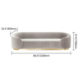 Pink 3-Seater Sofa Upholstered Velvet Sofa Pillows Included-Richsoul-Furniture,Living Room Furniture,Sofas & Loveseats