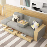 Sofá cama convertible moderno de 80.7