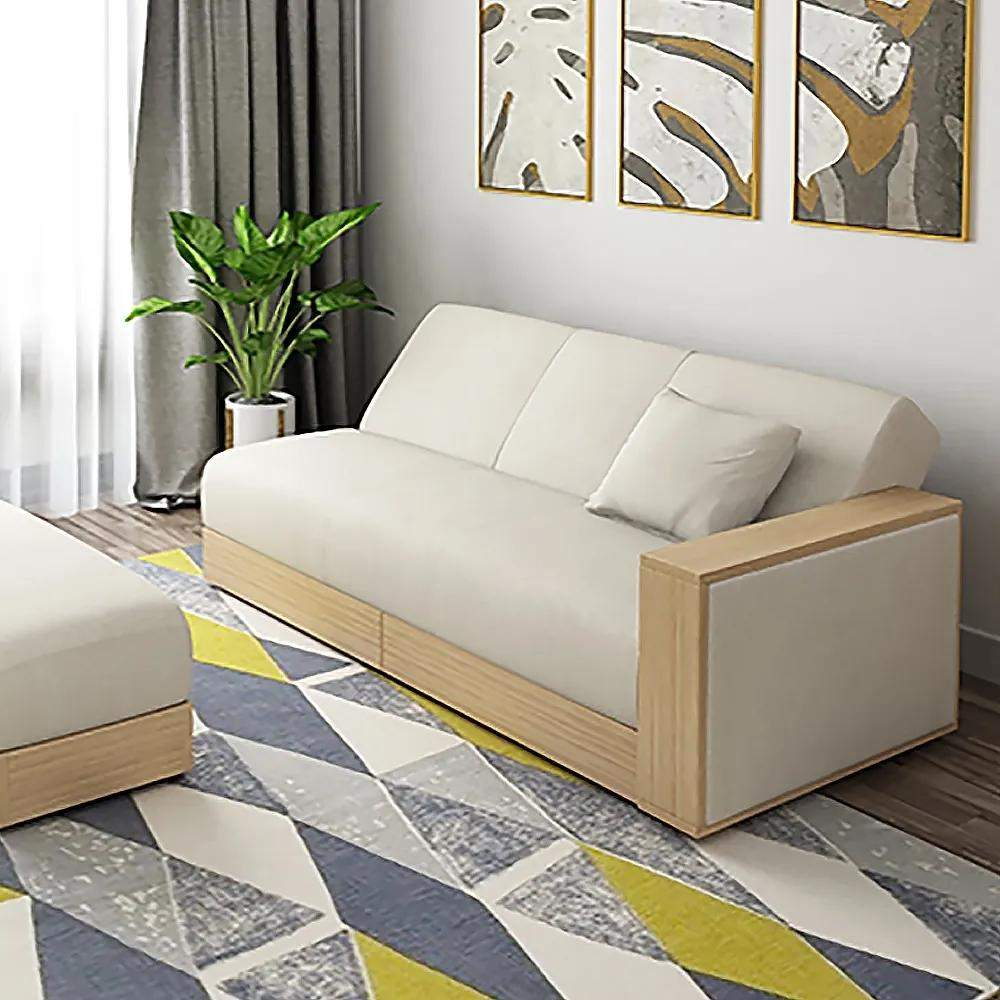 80.7" Gray Modern Full Sleeper Convertible Sofa with Storage-Richsoul-Daybeds,Furniture,Living Room Furniture