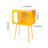 Modern End Table in Television Shape Hollow Side Table in Fresh Pink-Richsoul-End & Side Tables,Furniture,Living Room Furniture