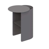 Modern Accent Tables Metal Side Table Round Small Metal Geometric Nightstand-Orange-Richsoul-End & Side Tables,Furniture,Living Room Furniture