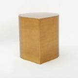 Postmodern Metal Side Table in Water Drop Design End Table in Brushed Gold Single Piece-Richsoul-End & Side Tables,Furniture,Living Room Furniture