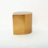 Postmodern Metal Side Table in Water Drop Design End Table in Brushed Gold Single Piece-Richsoul-End & Side Tables,Furniture,Living Room Furniture