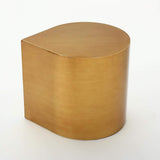 Postmodern Metal Side Table in Water Drop Design End Table in Brushed Gold Single Piece-Richsoul-End & Side Tables,Furniture,Living Room Furniture