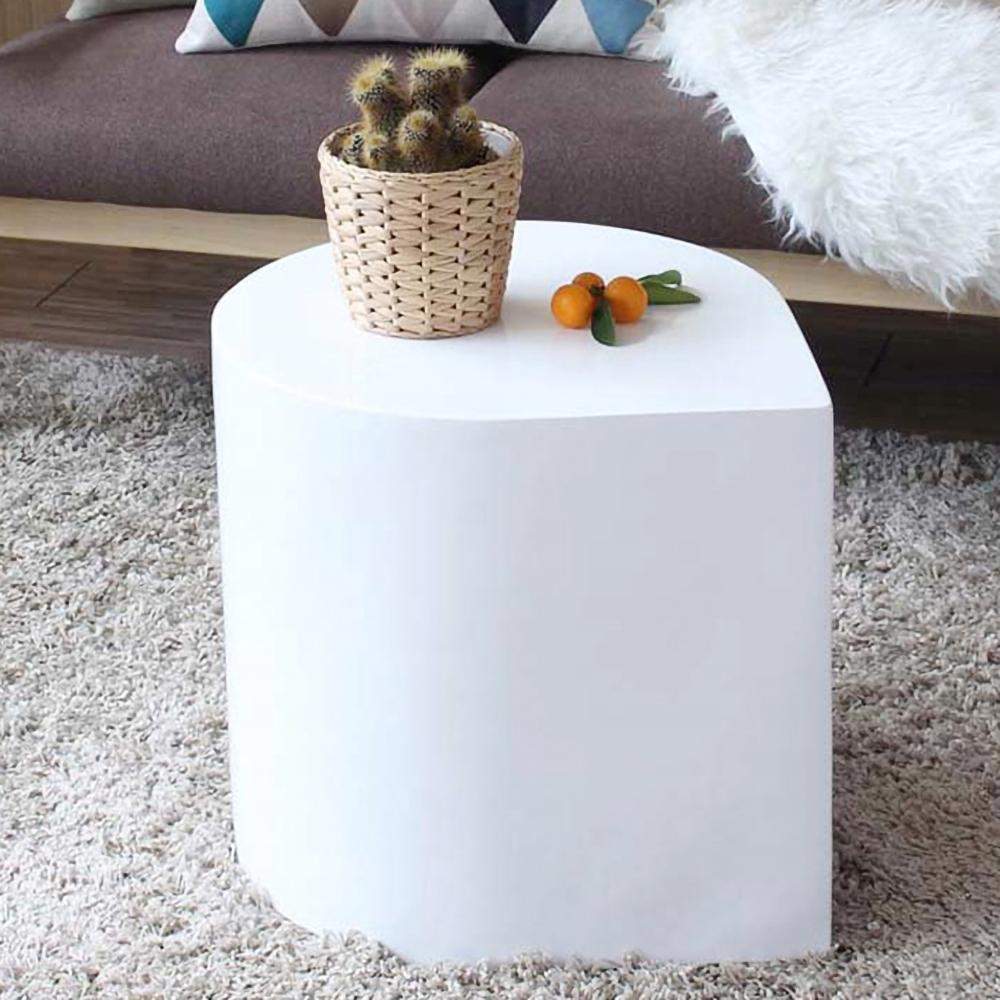 Postmodern Metal Side Table in Water Drop Design End Table in Brushed Gold Single Piece-Richsoul-End & Side Tables,Furniture,Living Room Furniture