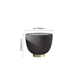 Beige Drum Coffee Table Stone Round PU-Leather Accent Table in Gold-Richsoul-Coffee Tables,Furniture,Living Room Furniture