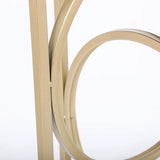 White Round End Table Marble Top Side Table Metal in Gold-Richsoul-End & Side Tables,Furniture,Living Room Furniture
