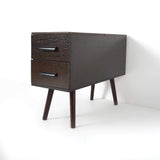 White Rectangle End Table with Drawers Modern Sofa Table for Living Room-Richsoul-End & Side Tables,Furniture,Living Room Furniture