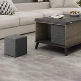 5 Pieces Lift Top Coffee Table Set with Storage Convertible Dining Table with Ottomans-Richsoul-Coffee Tables,Furniture,Living Room Furniture