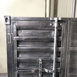 39" Cargo Container Style Sideboards & Buffets with Drawers and Doors Metal in Small