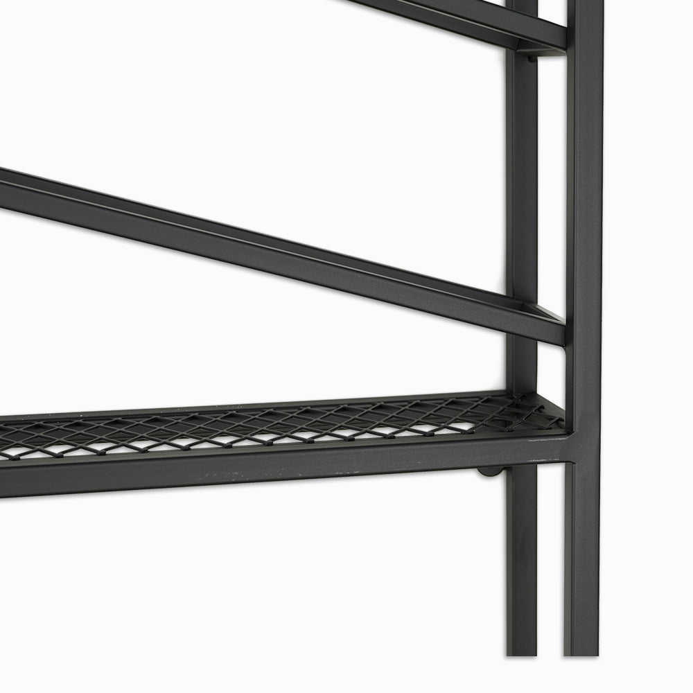 Industrial Wall Mounted Wine Rack with Glass Rack