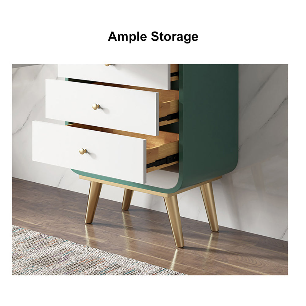 Foldable Bar Cabinet Convertible with Wine Rack & Table & 3 Drawers